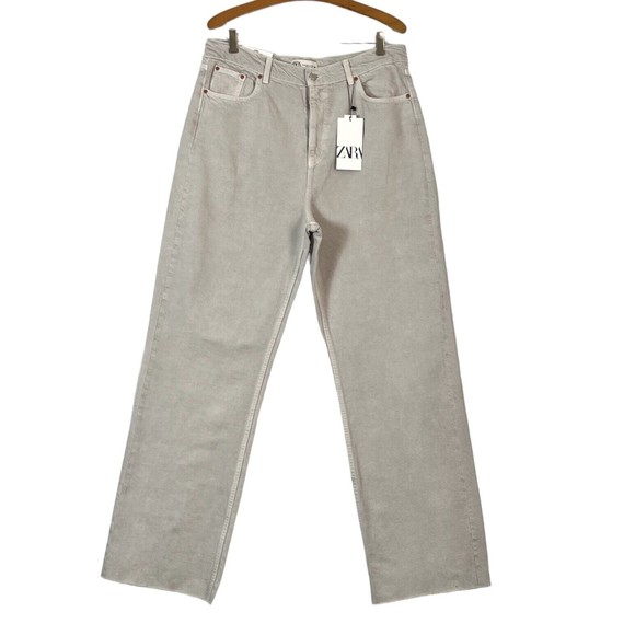 Zara Jeans Zara The 9s Full Length Jeans Sz 4 High Rise Wide Leg